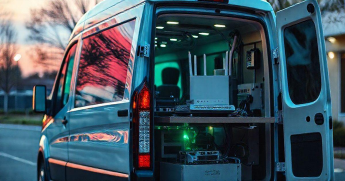 Instalação de Roteador para Van Empresarial