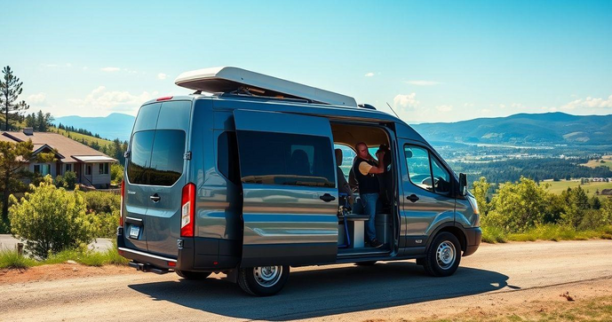 Serviço de instalação de Wi-Fi para van