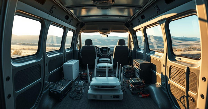 Instalação de WiFi para Van Com Facilidade
