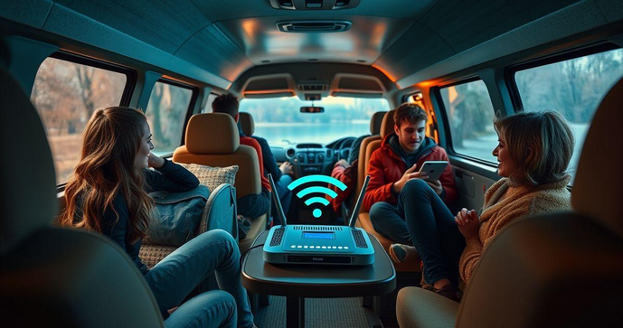 Fornecedor de modem wifi para van que otimiza sua conexão móvel