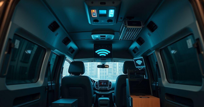 Como o serviço de instalação de Wi-Fi para van empresarial pode transformar sua frota