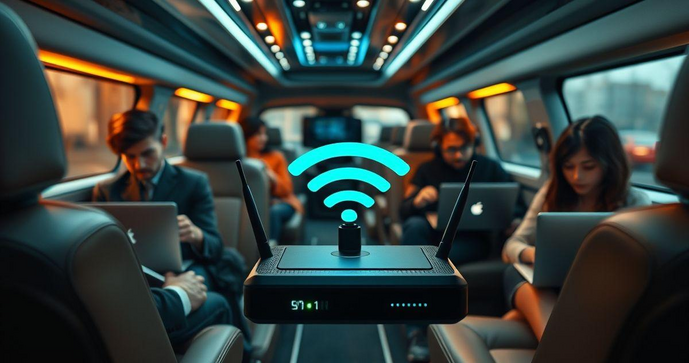 Fornecedor de modem wifi para van executiva garante conectividade e conforto em viagens de negócios