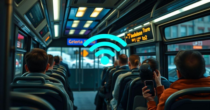 Serviço de instalação de Wi-Fi para ônibus melhora conectividade e conforto